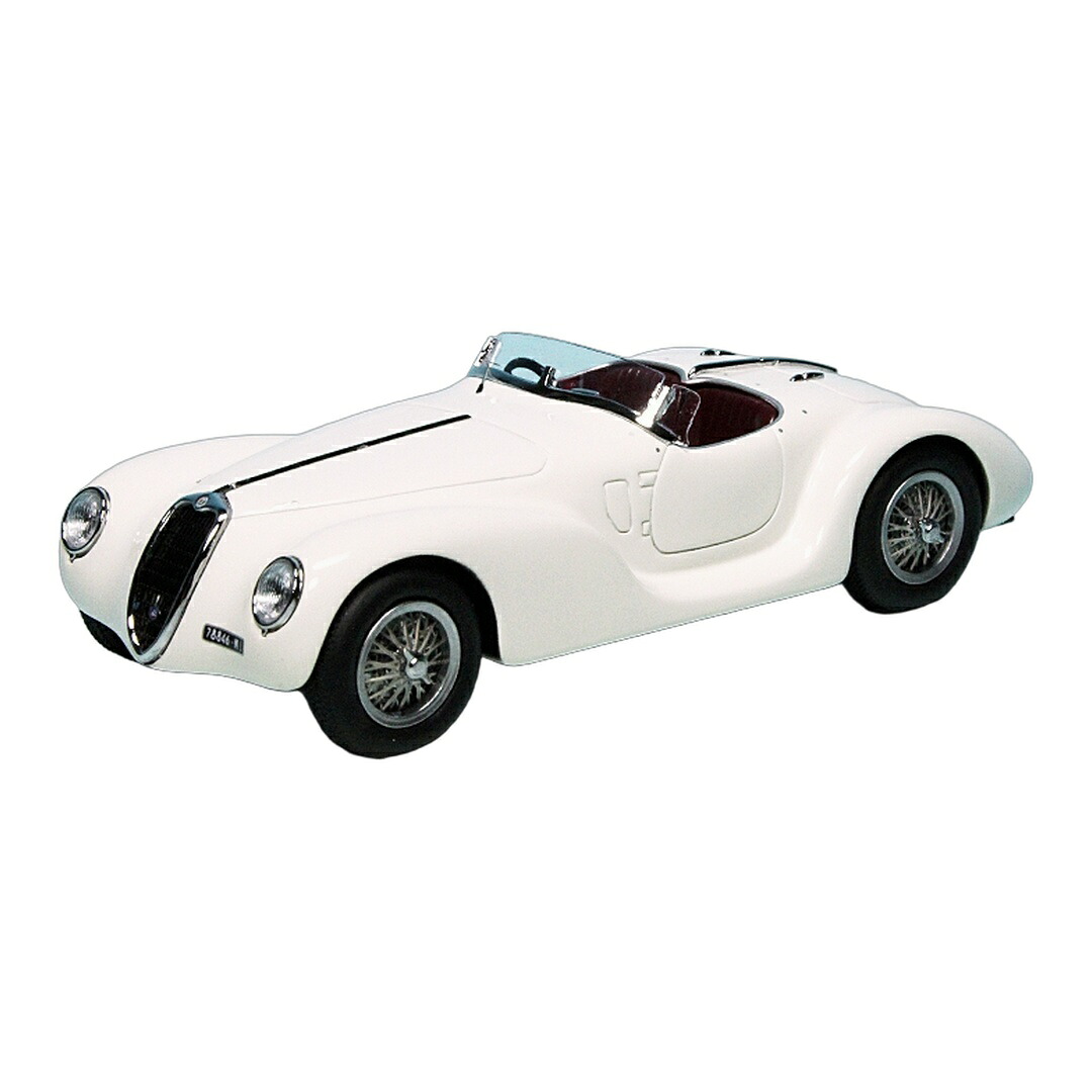 Alfa Romeoアルファロメオ 6C SS 2500 Corsa Spider RHD 1939 白いこと 300台押さえる / Minichamps 1/43 ミニカー