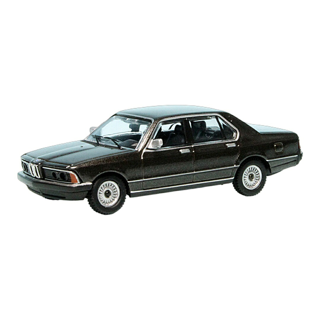 BMW 733i Sedan E23 1977 まっ黒い赤銅色 / Minichamps 1/87 ミニカー 車-乗り物のおもちゃ