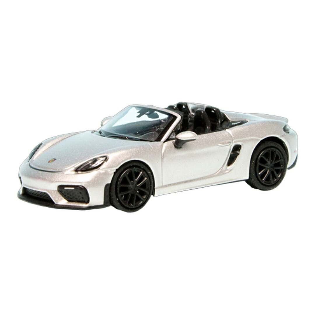 Porscheポルシェ 718 Boxster Spyder 2019 しろがね色 制限事項版 / Minichamps 1/87 ミニカー 車-ミニカー・トイカー-乗り物のおもちゃ