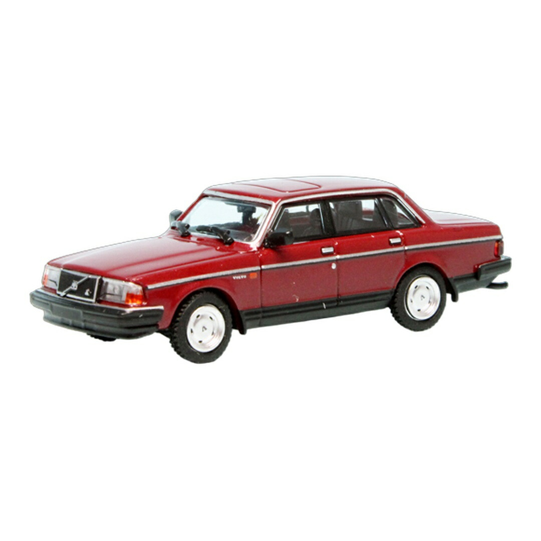 Volvoボルボ 240GL Limousine 1986 赤いこと 制限事項版 / Minichamps 1/87 ミニカー 乗り物のおもちゃ-おもちゃ