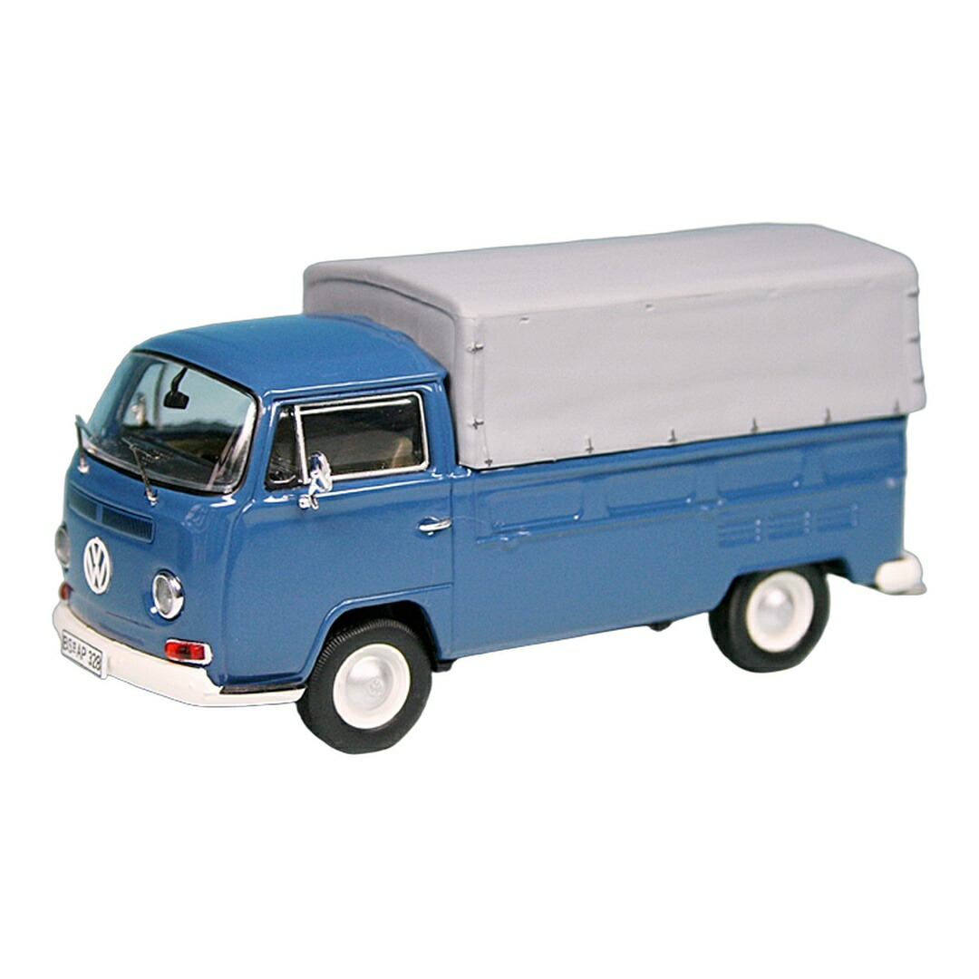 VWフォルクスワーゲン T2a プラットフォーム 幌付き ブルー 1000台限定 / Premium ClassiXXs 1/43 ミニカー