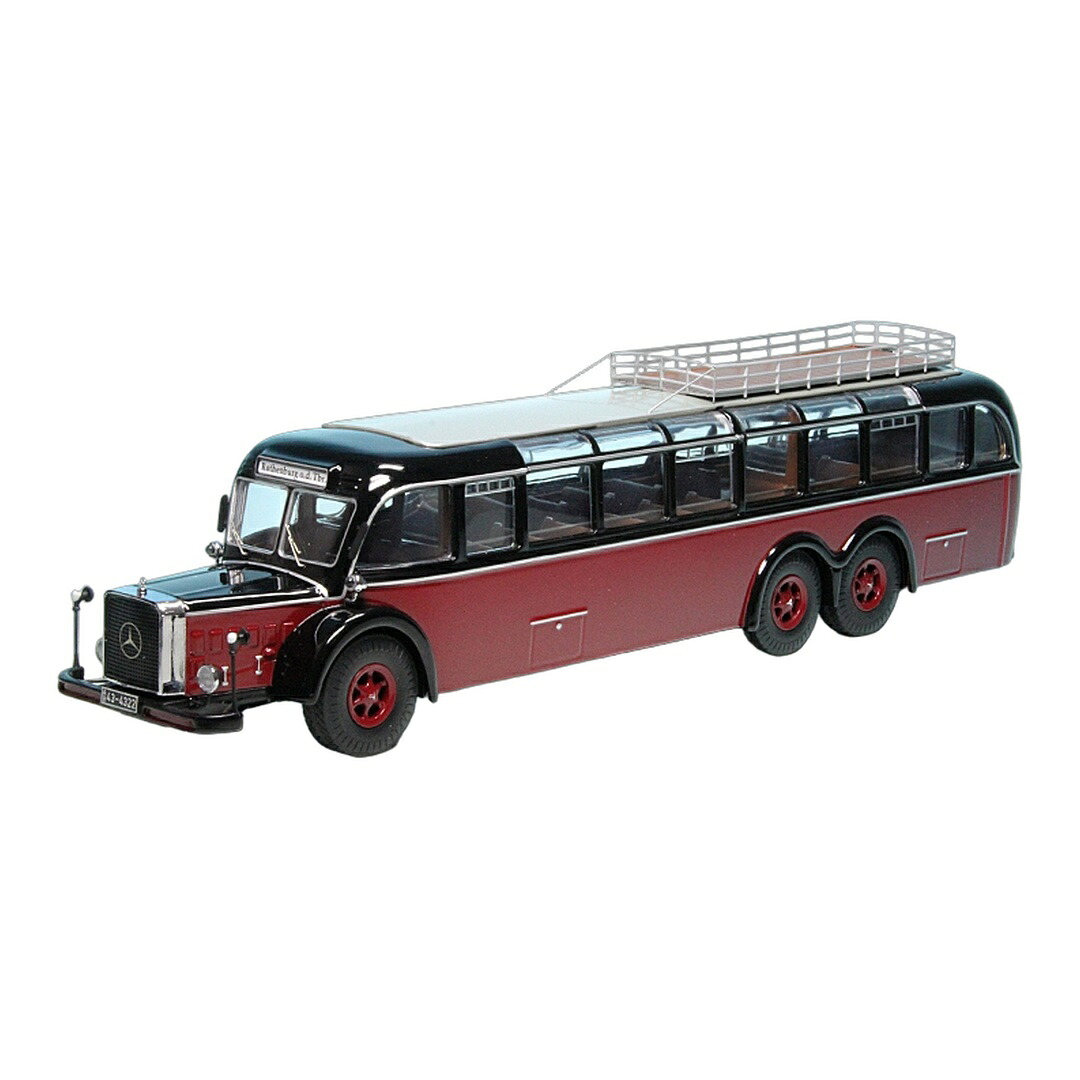 Mercedes Benzメルセデスベンツ O 10000 トラベリングバス ブラック/レッド 1000台限定 / Premium ClassiXXs 1/43 ミニカー｜ラストホビー