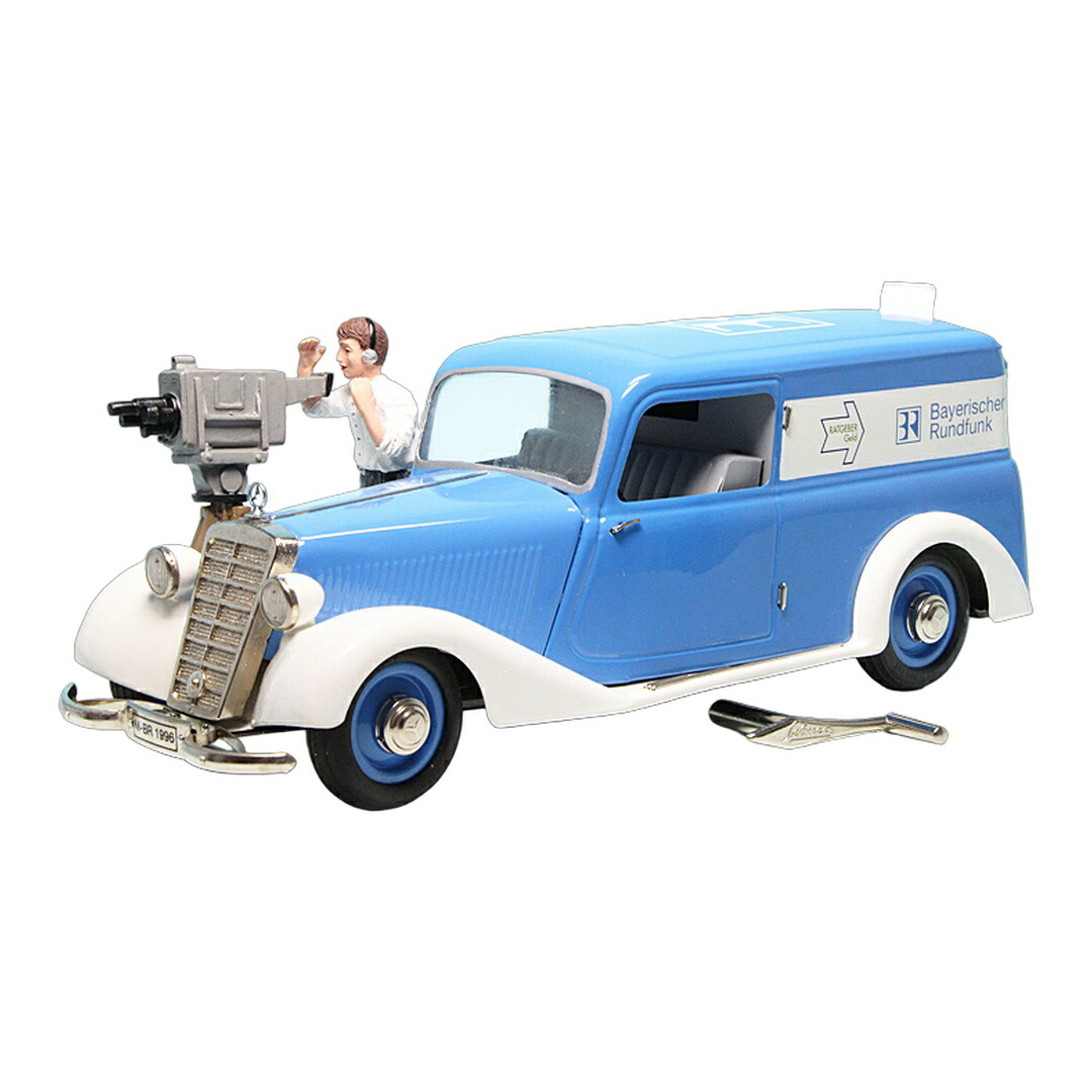 Mercedes Benzメルセデスベンツ 170V Van Bayerischer Rundfunk BR 1500台限定 / Schuco 1/18 ミニカー｜ラストホビー