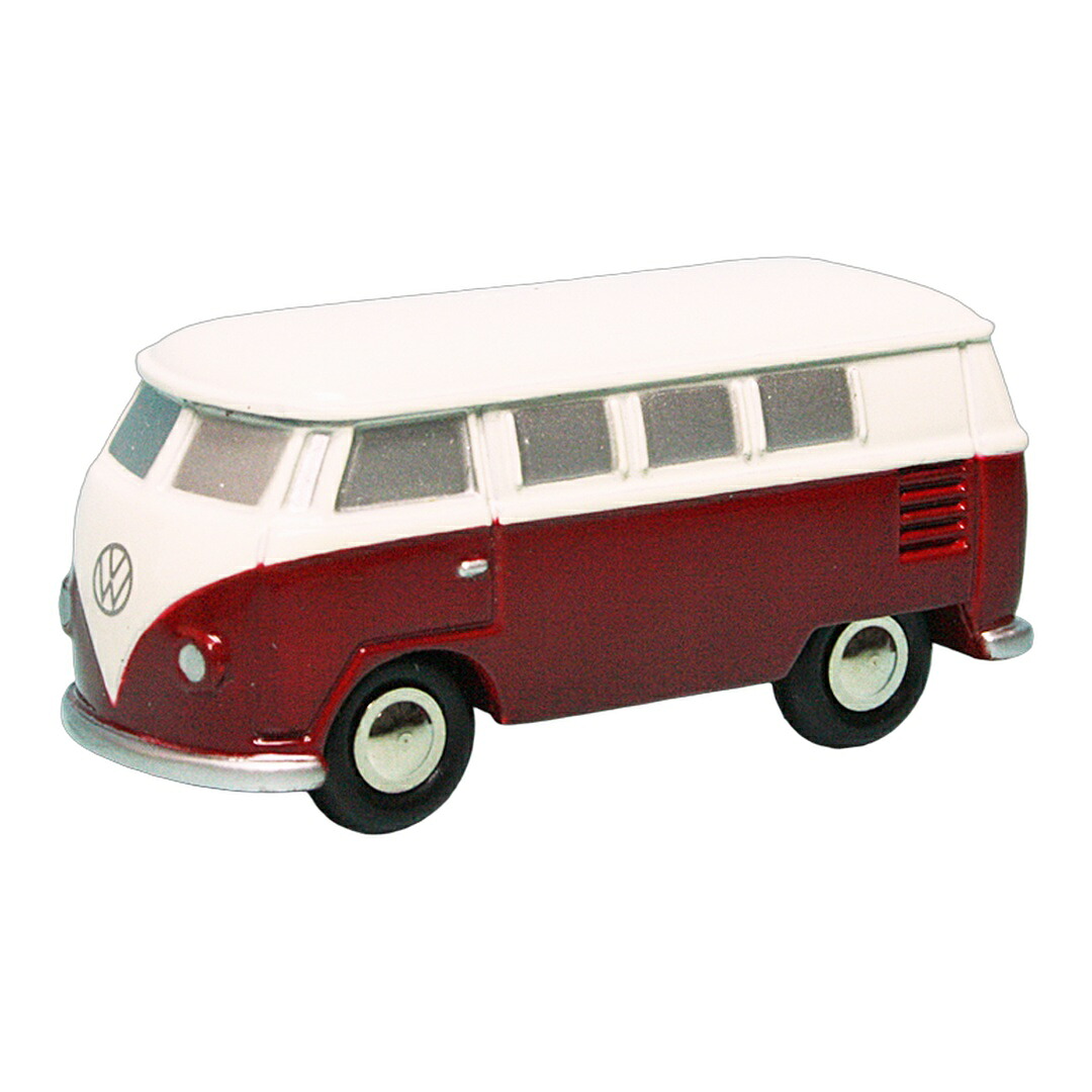 VWフォルクスワーゲン T1 Bulli Bus レッド/ホワイト / Schuco 1/87 (Piccolo) ミニカー｜ラストホビー