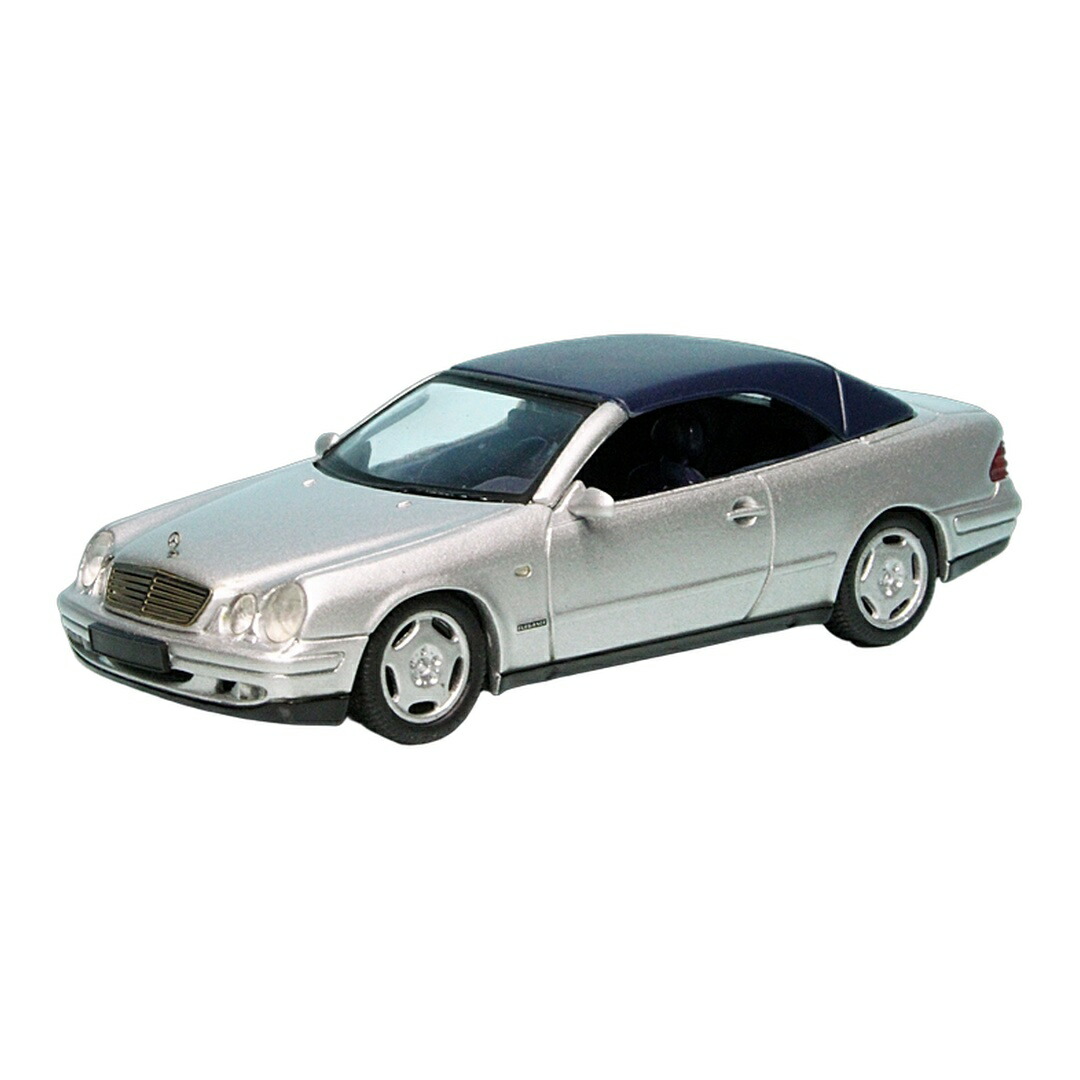 Mercedes Benzメルセデスベンツ CLK-Class Elegance Convertible A208 1998 シルバー / Schuco 1/43 ミニカー