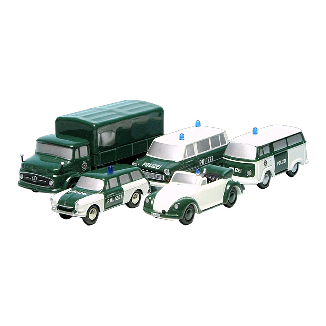 Schuco Piccolo 仕掛ける Polizei 1000台押さえる / Schuco 1/87 (Piccolo) ミニカー