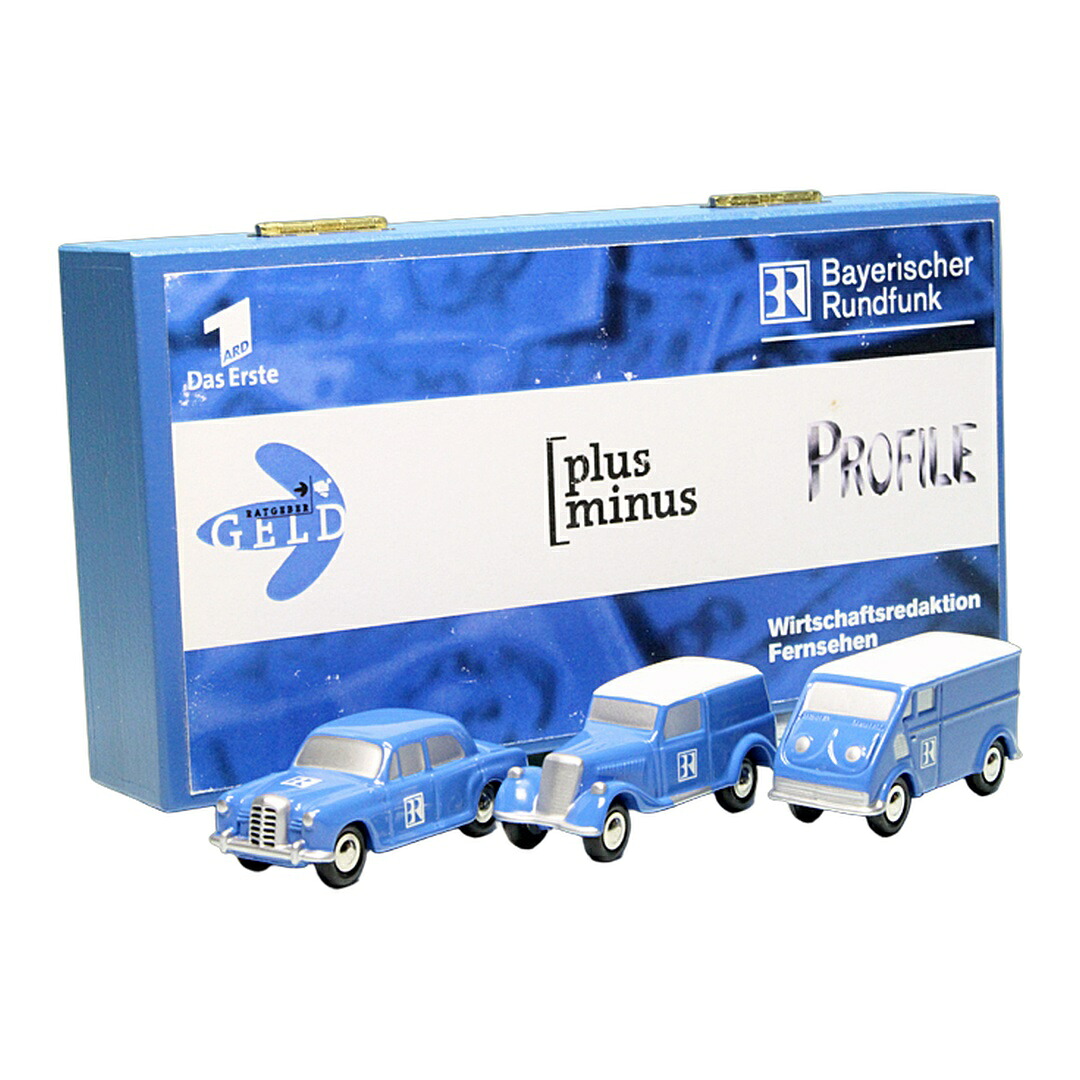 Schuco Piccolo セット Bayerischer Rundfunk 1998 150台限定 / Schuco 1/87 (Piccolo) ミニカー｜ラストホビー