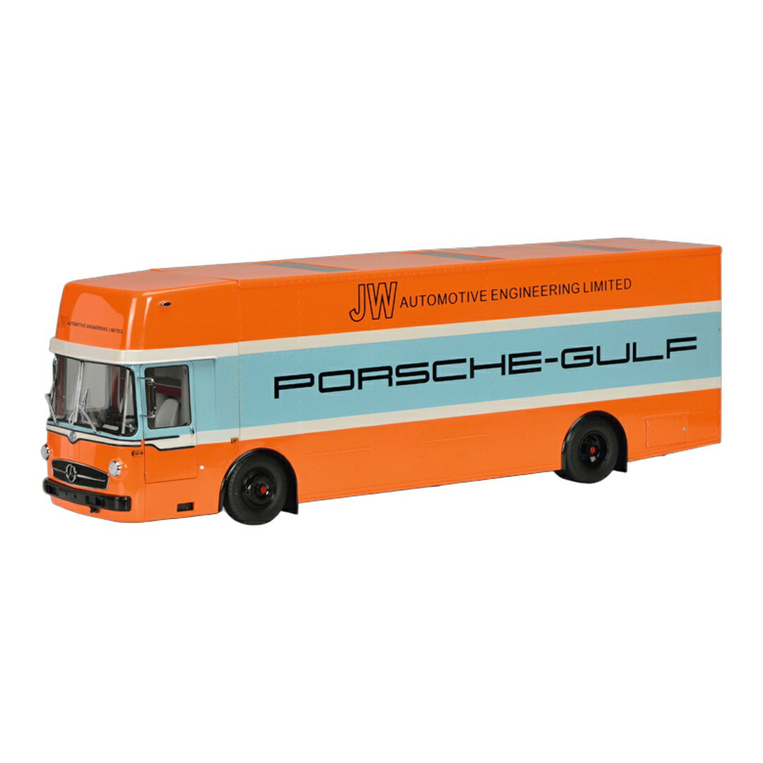 Mercedes Benzメルセデスベンツ O 317 K スピード競技鉄道車両 トランス状態ボーイ Porscheポルシェ-Gulf / Schuco 1/18 ミニカー