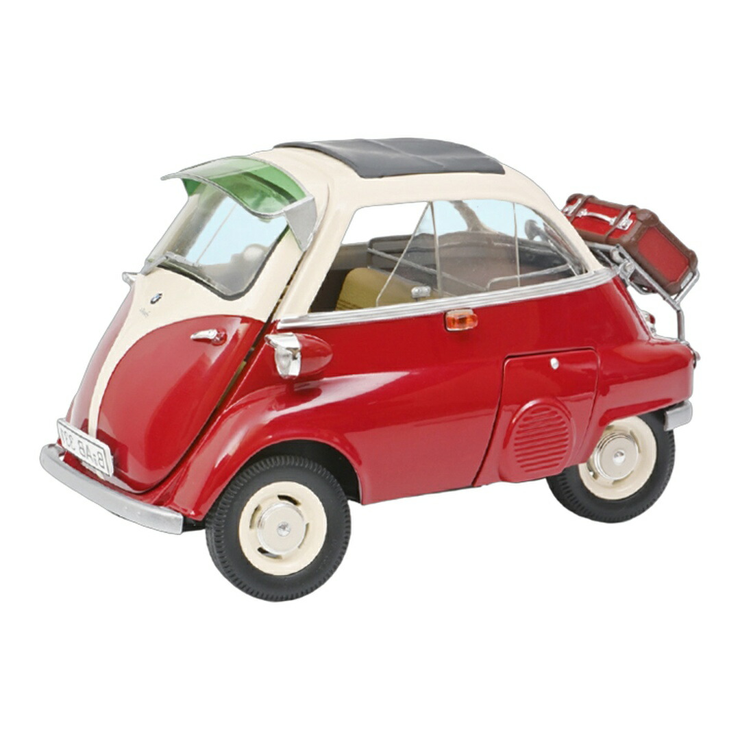 BMW Isettaイセッタ 250 Export Reisezeit 赤いこと/皮膚軟化剤 / Schuco 1/18 ミニカー