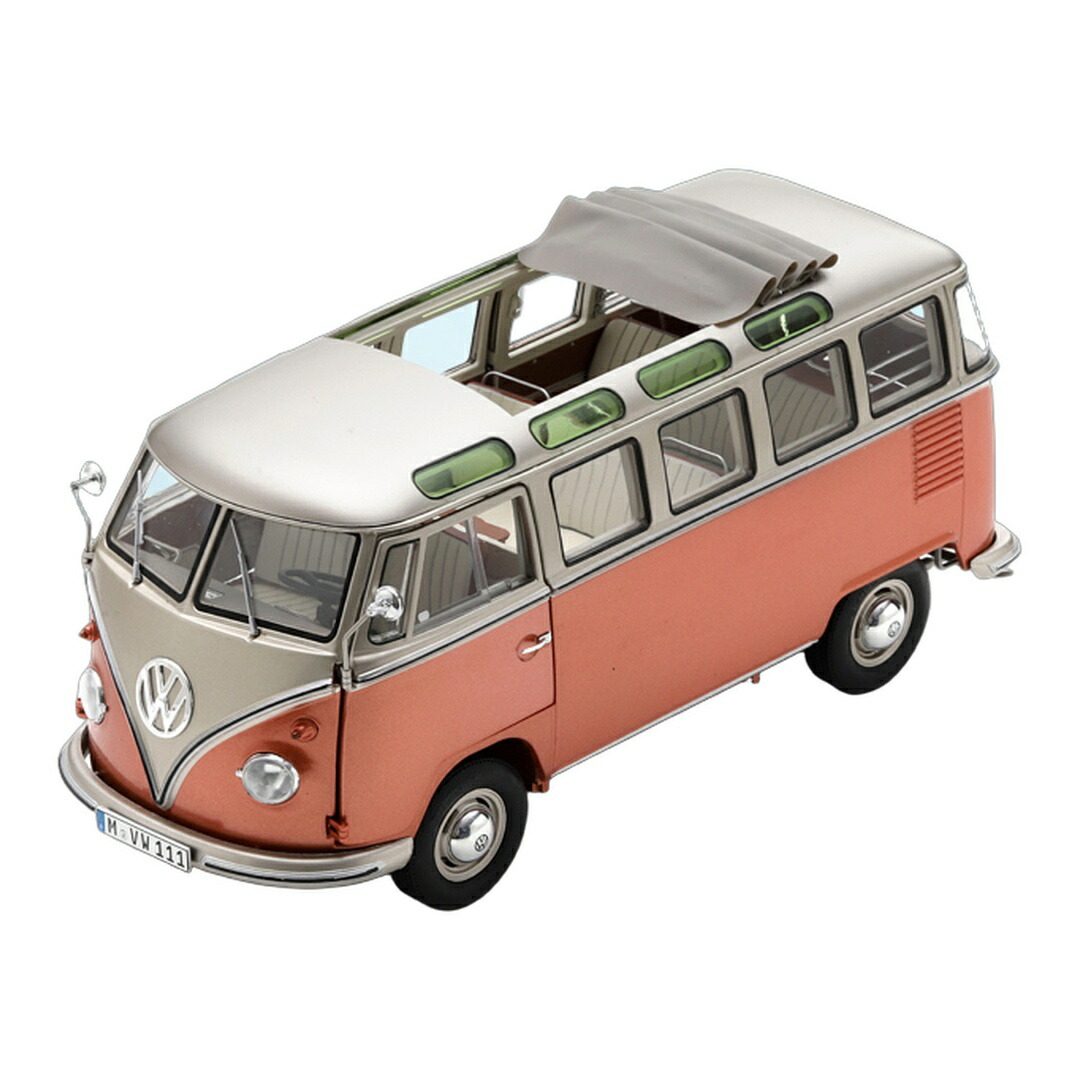 VWフォルクスワーゲン T1 Bulli Samba Bus 制限事項版 / Schuco 1/18 ミニカー