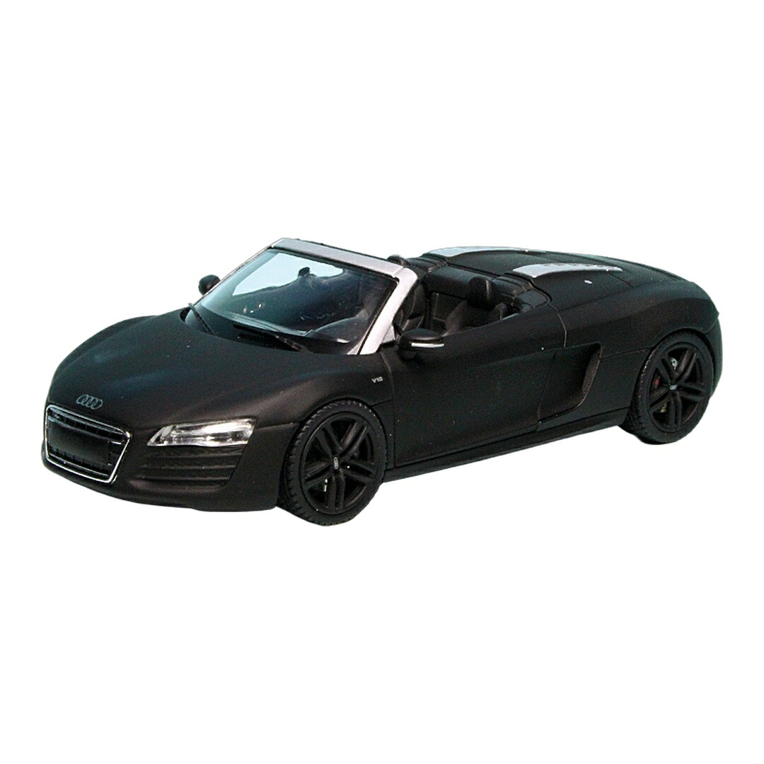Audiアウディ R8 V10 Spyder 2012 Concept Black マットブラック 1000台限定 / Schuco 1/43 ミニカー｜ラストホビー