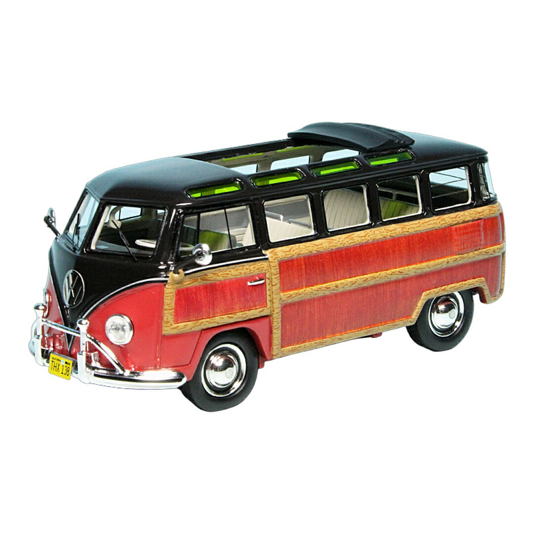 VWフォルクスワーゲン T1a Bulli Samba Bus Woody 1000台押さえる / Schuco 1/43 ミニカー