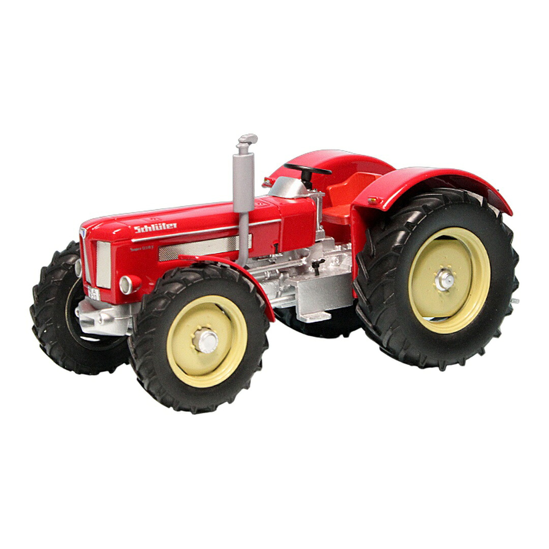 Schlueterシュルーター Super 950 V トラクタ 1967-1974 赤いこと 500台押さえる / Schuco 1/32 ミニカー