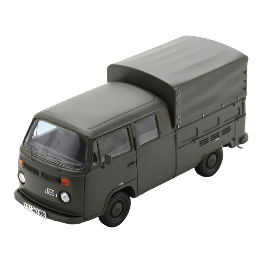 VWフォルクスワーゲン T2b ダブル船室 幌付き添い人 Bundeswehr ＦＲＧ連邦国家軍 / Schuco 1/35 ミニカー