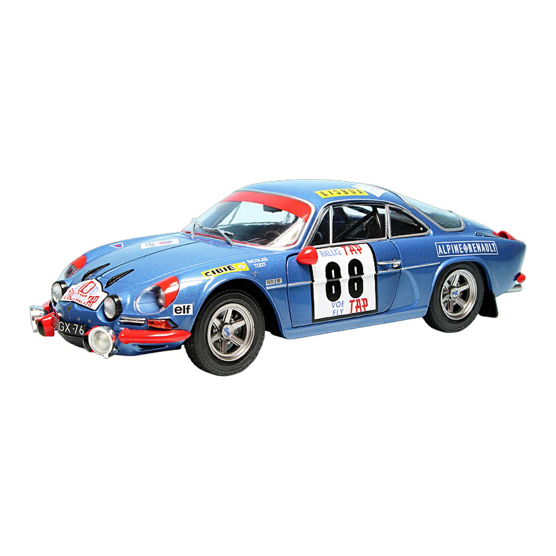 Renault Alpineルノーアルピーヌ A110 1600S Rallye du Portugal 1971 ブルー / Solido 1/18 ミニカー｜ラストホビー