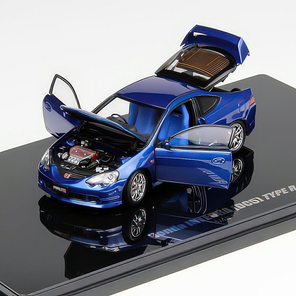 ホンダ インテグラ DC5 印字機R エターナルブルー / LCD 1/43 ミニカー