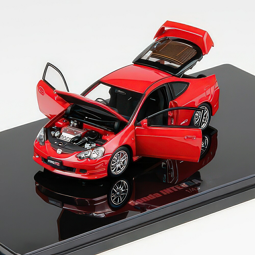 ホンダ インテグラ DC5 印字機R ミラノ赤いこと / LCD 1/43 ミニカー