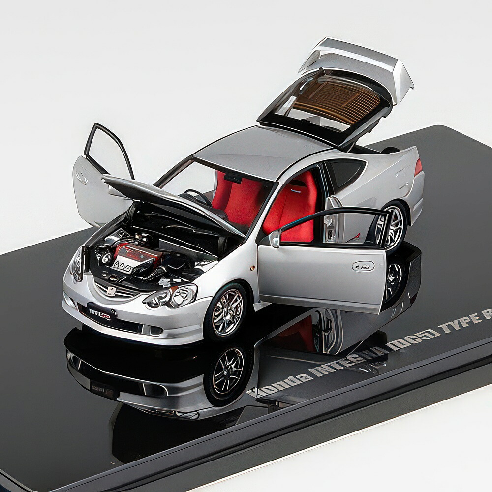 ホンダ インテグラ DC5 印字機R しろがね色 / LCD 1/43 ミニカー