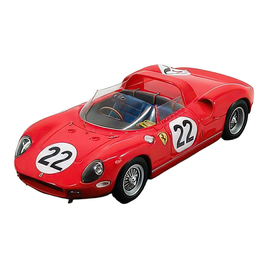 フェラーリ 250P 細蟹 赤いこと #22 24第四次元ルマン 1963 M.Parkes U.Maglioli / LOOKSMART 1/43 ミニカー