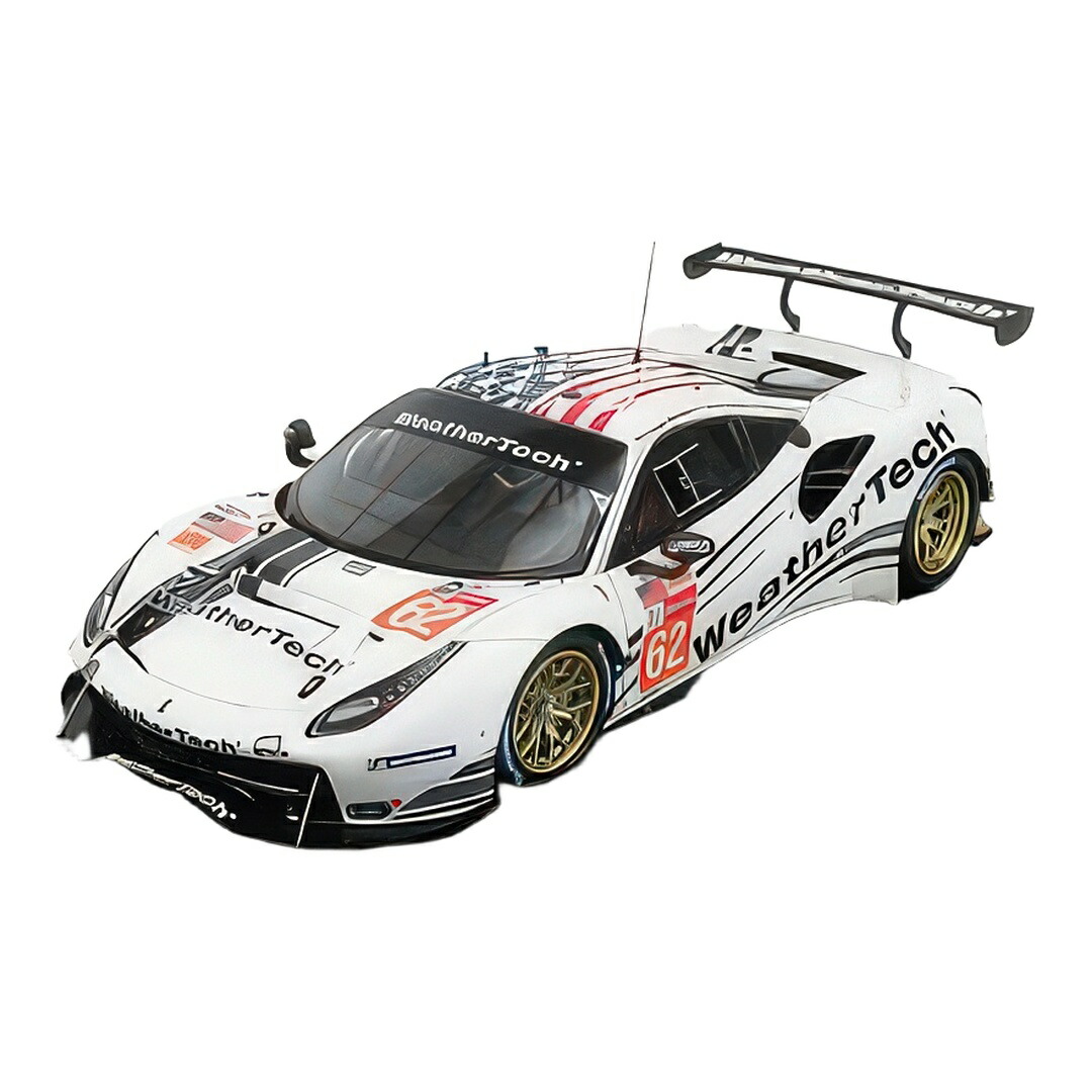 フェラーリ 488 GTE Evo #62 野球クラブ ウェザーテックレーシング 24第四次元ルマン 2019 C.Macneil R.Smith T.Vilander / LOOKSMA