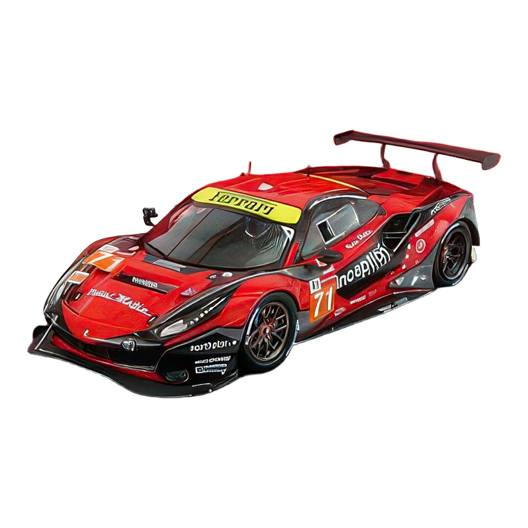 Ferrariフェラーリ 488 Gte Evo 2021 Inception Racing #71 Le Mans B.Barnicoat B.Iribe O.Millroy レ