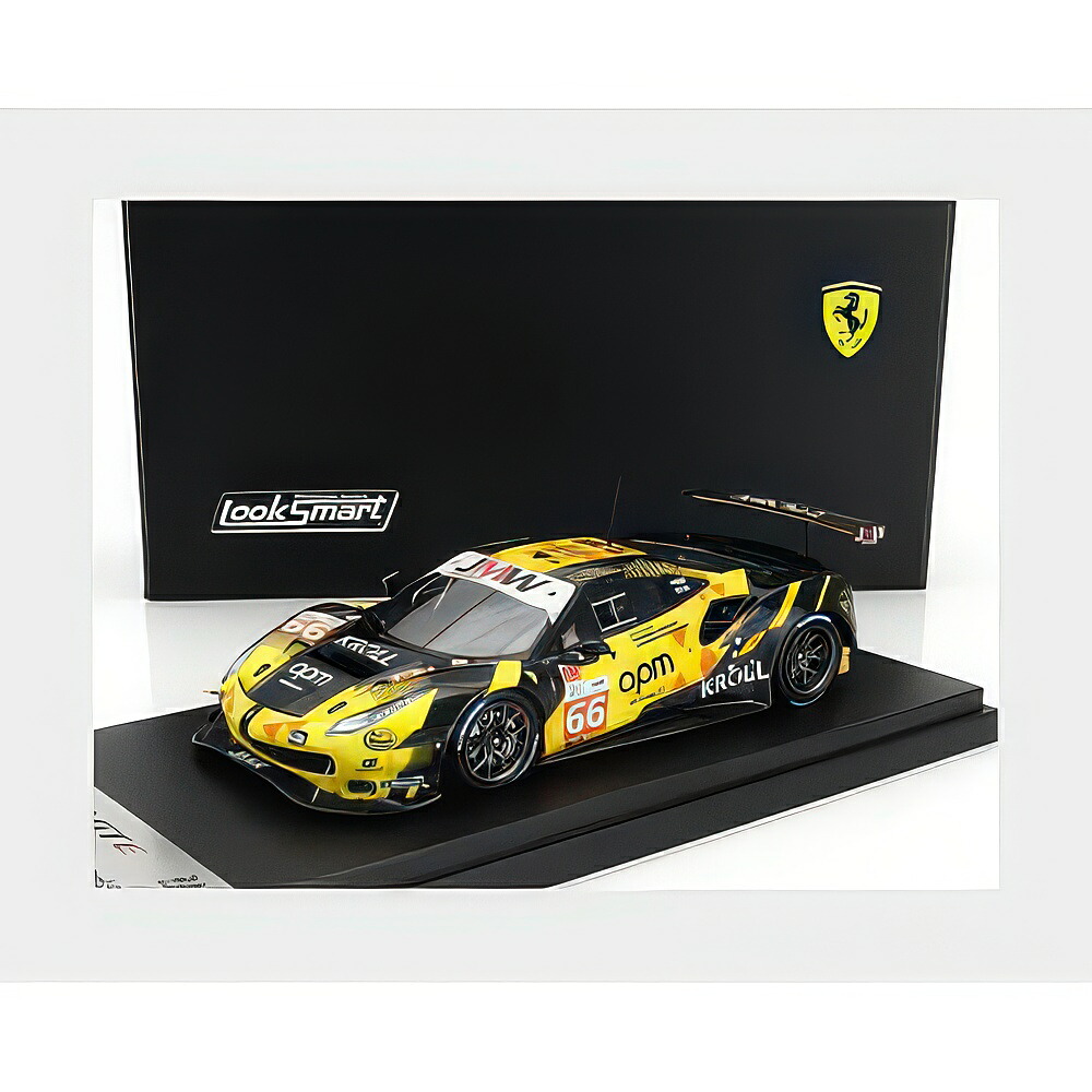 Ferrariフェラーリ 488 GTE Evo Team JMW Motorsport #66 24H Le Mans 2023 T.Neubauer Black Yellow