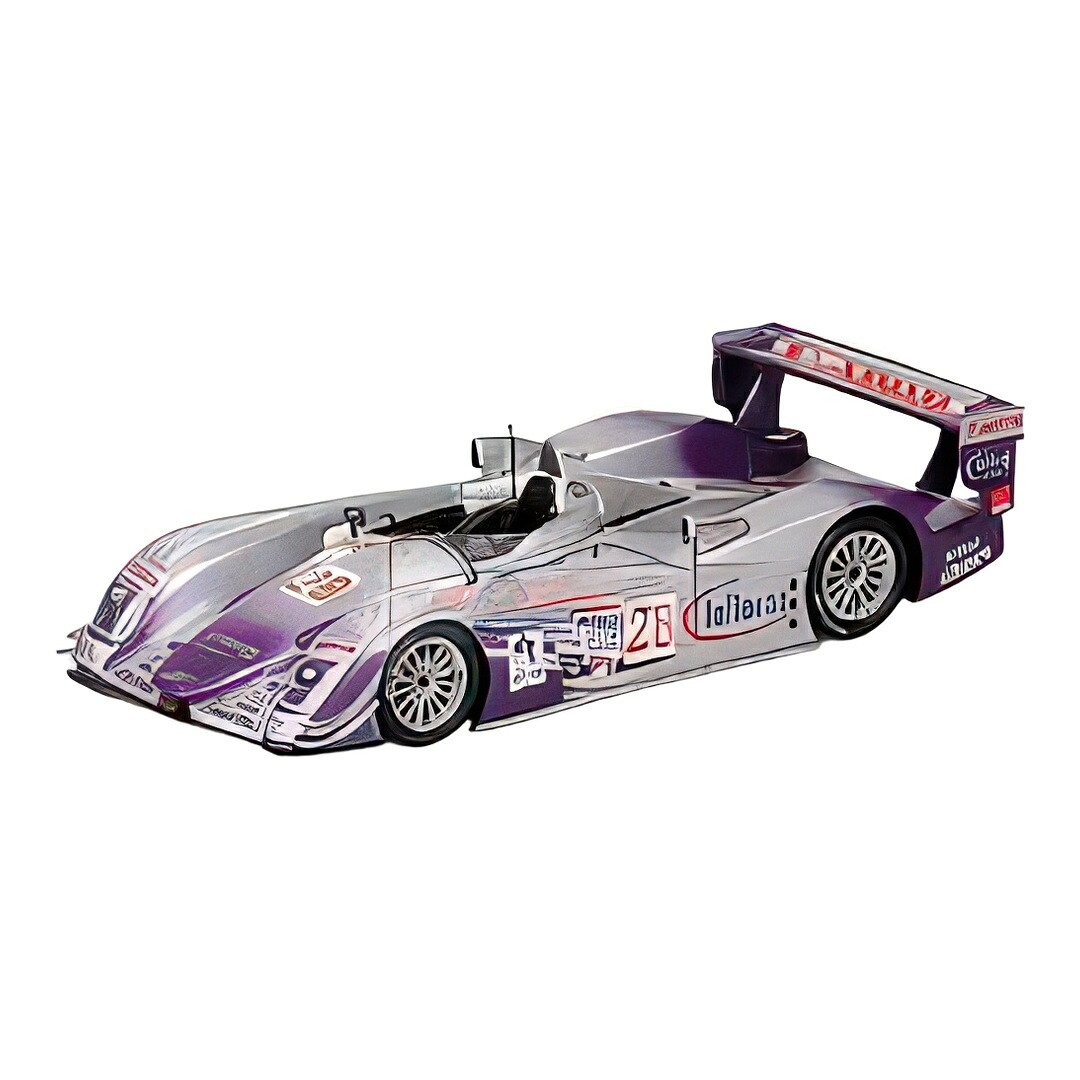 Audiアウディ R8 #28 / MINI HELMET 1/43 ミニカー
