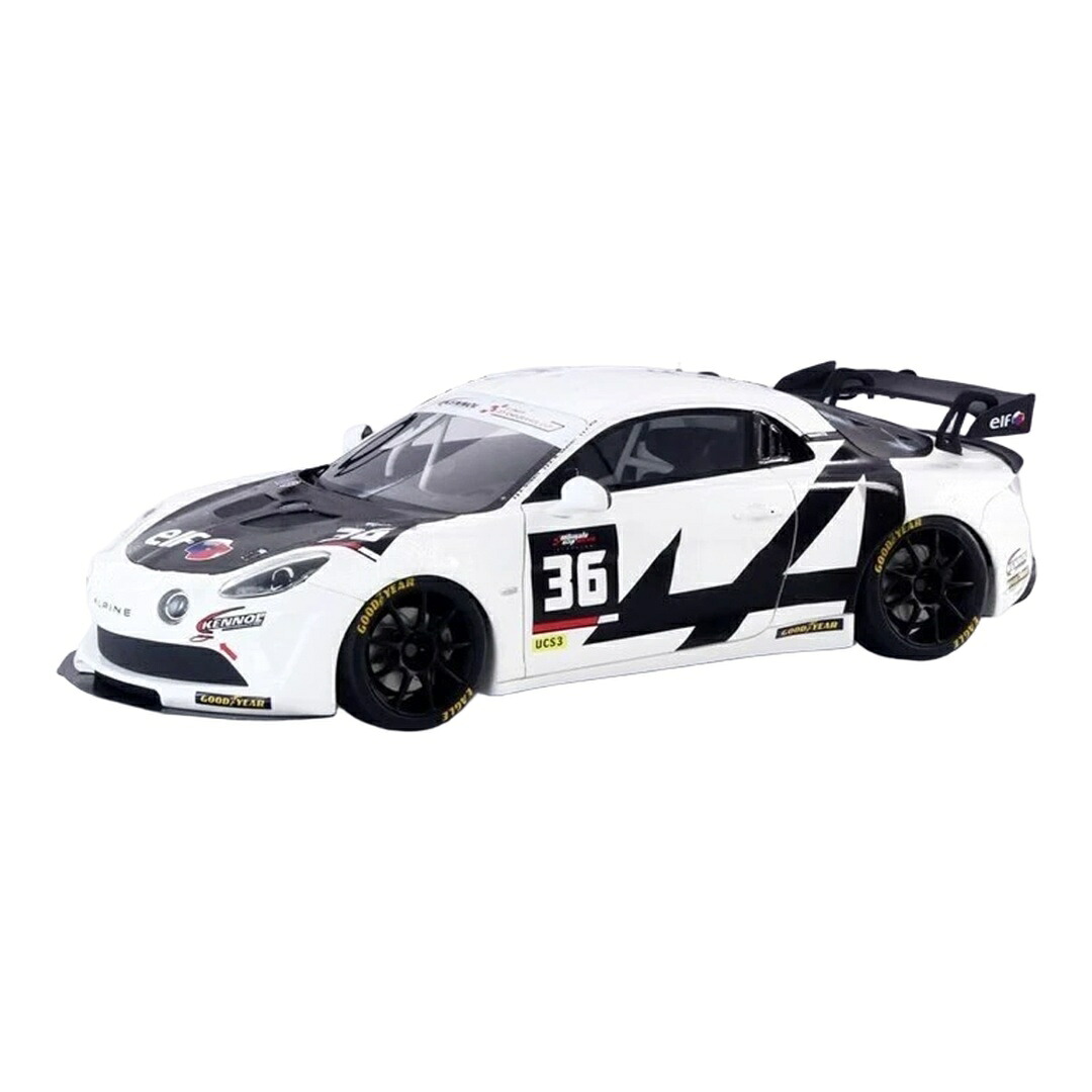 アルピーヌ A110 Evo GT4 #36 アルティメットカップ 2024 白いこと / Otto mobile 1/18 ミニカー 車-ミニカー・トイカー