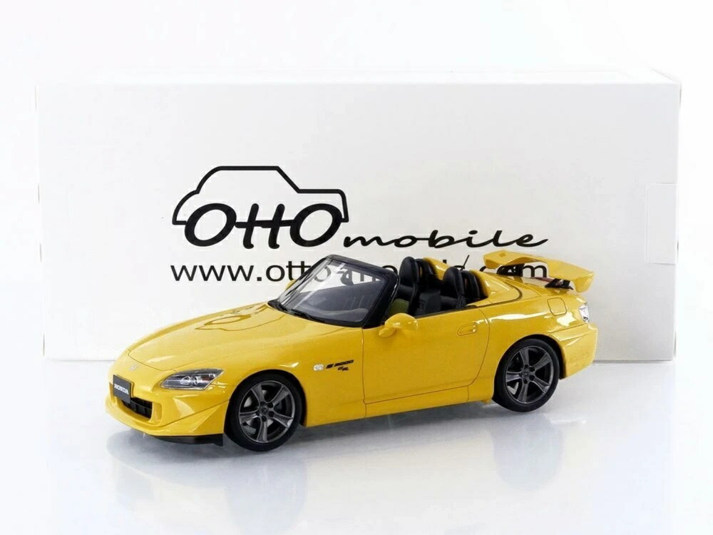 【取っておく】 ホンダ S2000 CR 2007 黄色 / Otto Mobile 1/18 ミニカー