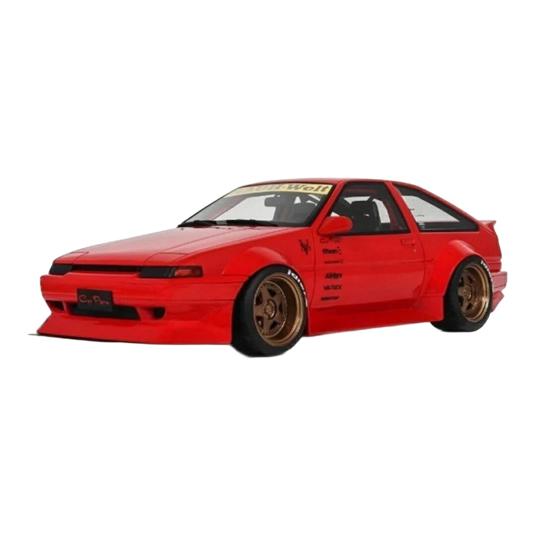 【予約】 トヨタ スプリンター トレノ AE86 ワイドボディ 1986 レッド / Otto Mobile 1/18 ミニカー｜ラストホビー