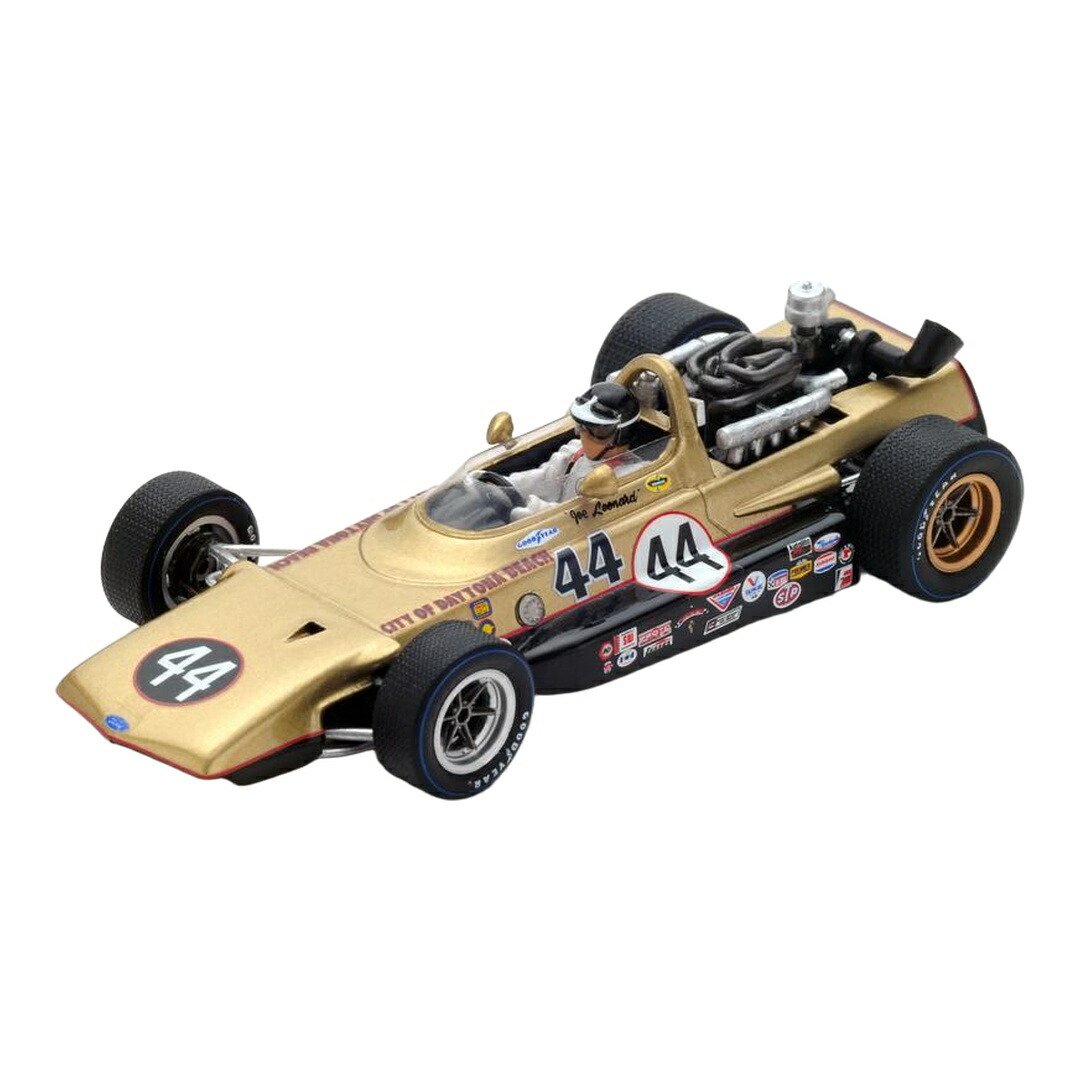 鷲 Mk7 #44 インディ500 1969 ゴールド Joe Leonard / Spark 1/43 ミニカー