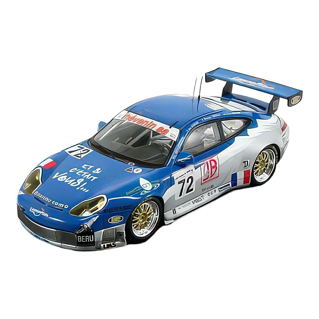 ポルシェ 911 GT3 RS #72 24第四次元ルマン 2002 L.Alphand C.Lavielle O.Theven / Spark 1/43 ミニカー