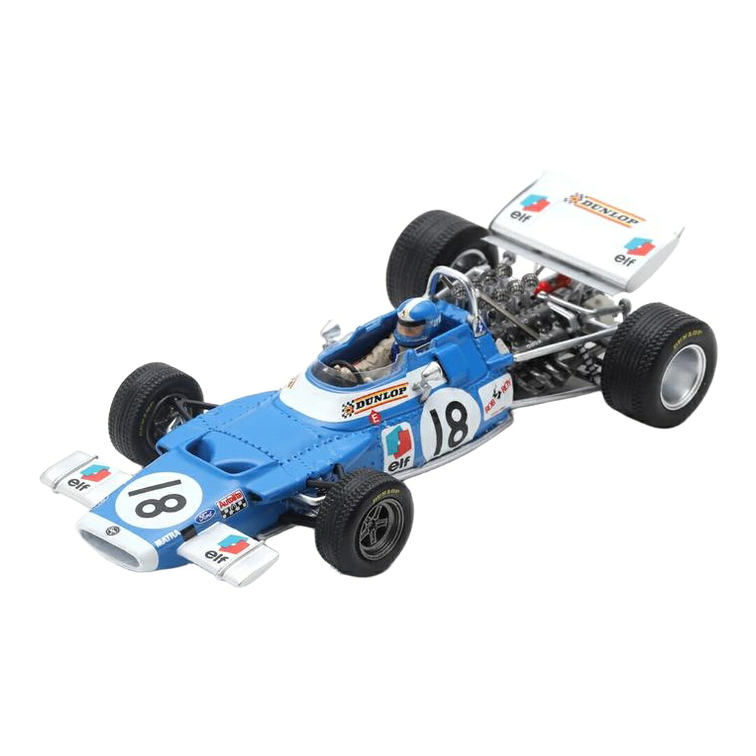マトラ F1 MS80 #18 点火装置青碧 1969 カナダGP J.P.Beltoise / Spark 1/43 ミニカー