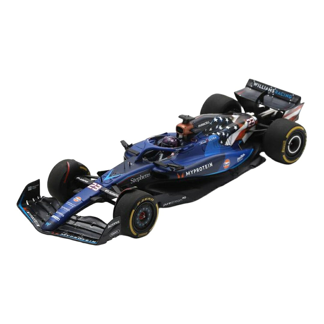 ウィリアムズ F1 FW45 野球クラブ ウィリアムズ 一ころ ガルフ #23 亜米利加GP 2023 アレクサンダー アルボン / Spark 1/43 ミニカー