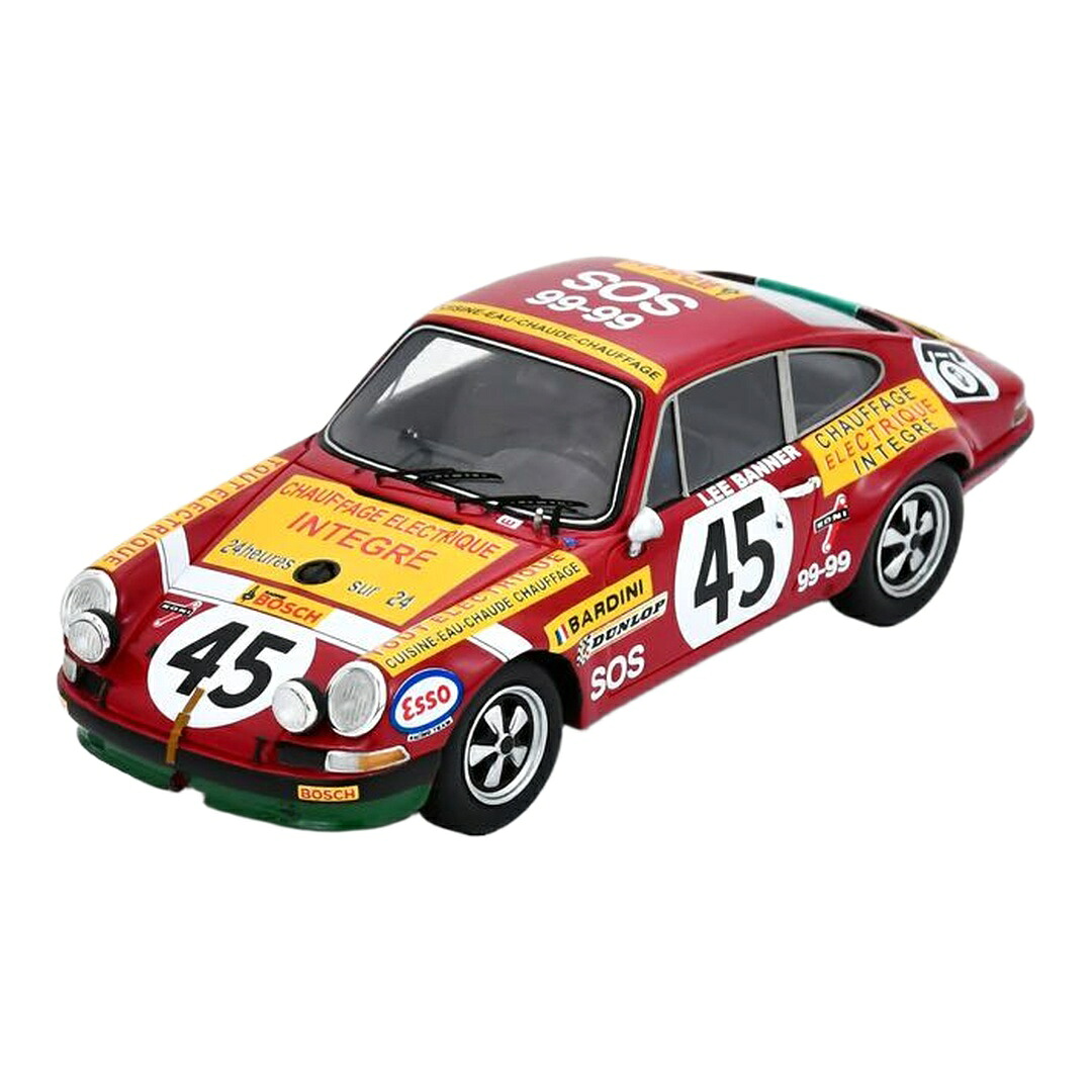 ポルシェ 911S クーペ #45 24時間ルマン 1972 Fernand Saropoulos Lee Banner Dominique Bardini / Spark 1/4｜ラストホビー