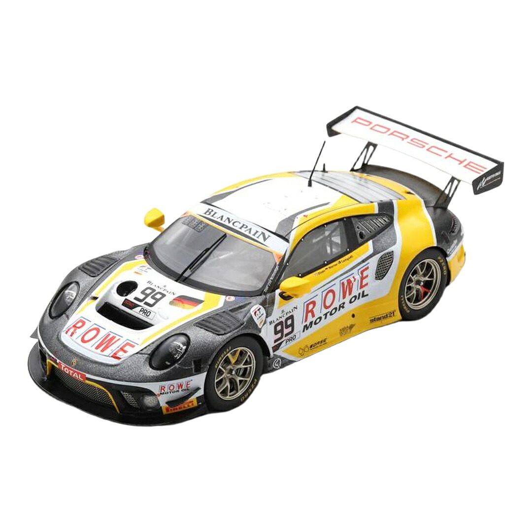 ポルシェ 911 991 野球クラブ ロウレーシング #99 7位 スパ24第四次元 2019 D.Olsen M.Campbell D.Werner / Spark 1/43 ミニカー