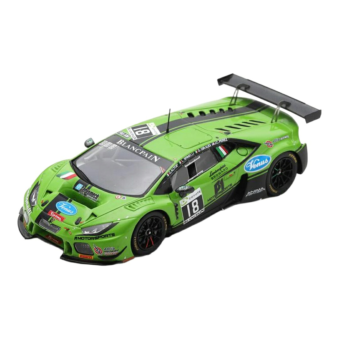 ランボルギーニ ウラカン GT3 アントネッリ・モータースポーツ #18 24第四次元スパ 2018 J.Perez G.Giraudi L.Spinelli G.Altoe 緑であること