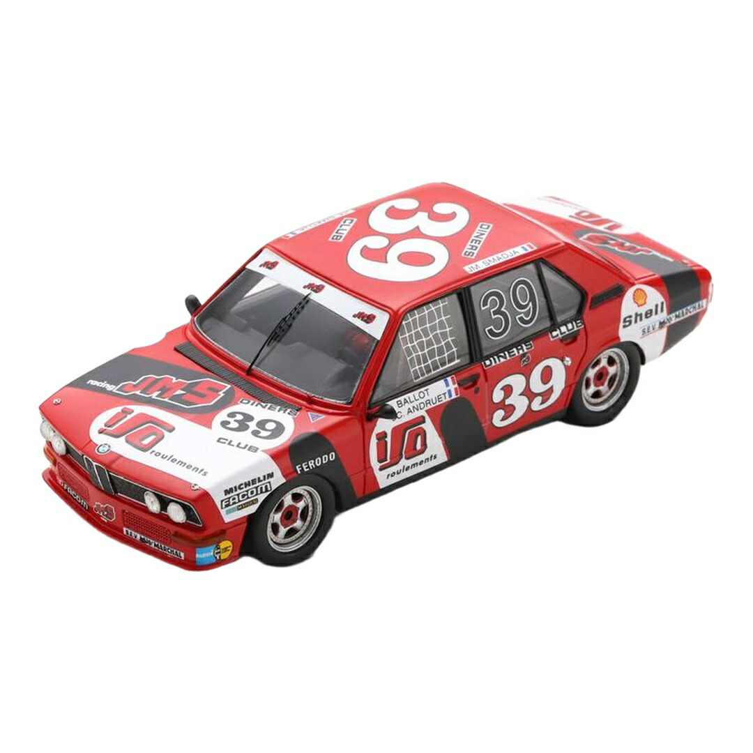 BMW 5続きもの 530i #39 3位 24第四次元スパ 1980 C.Ballot-Lena J.C.Andruet J.M.Smadja 赤いこと / Spark 1/43 ミニ