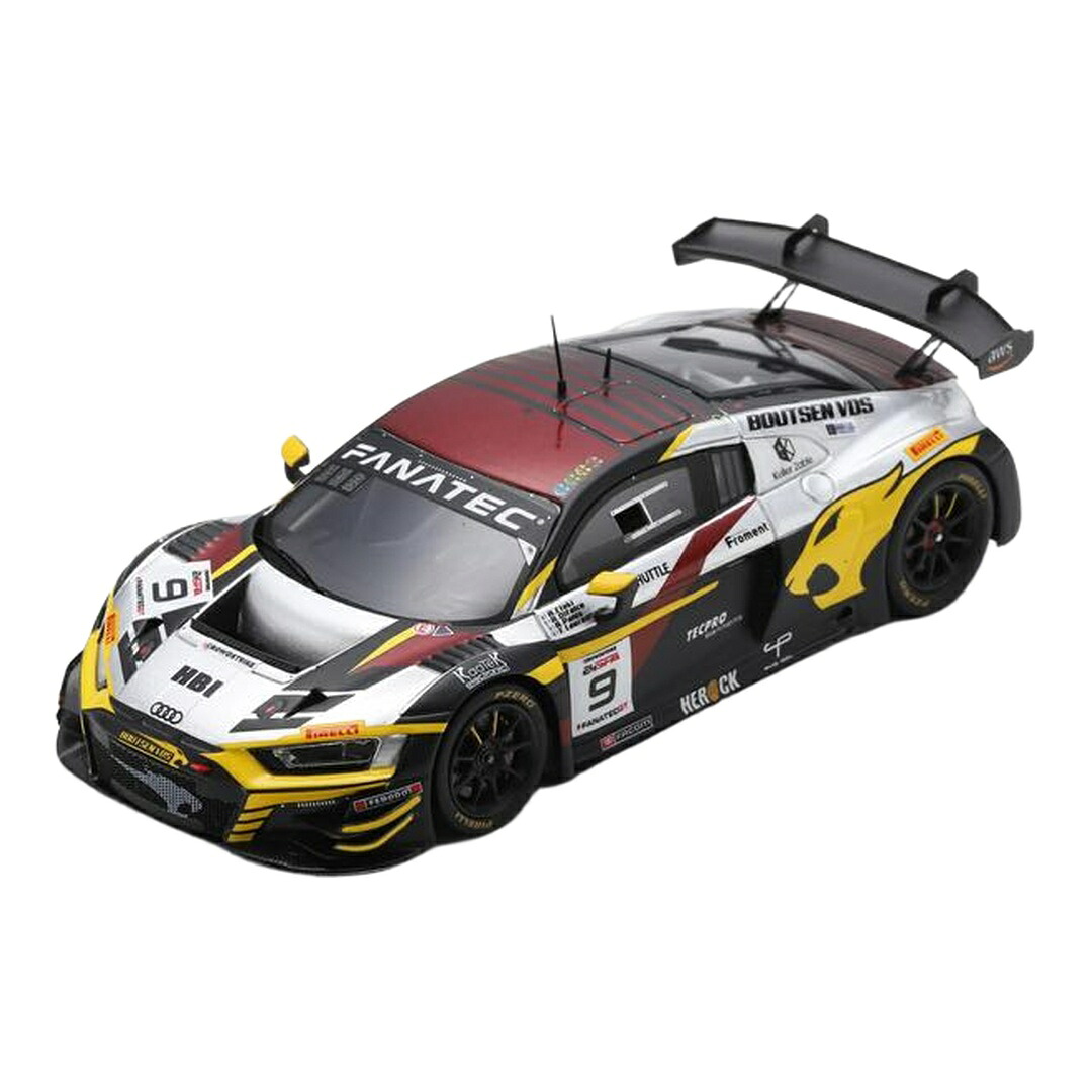 アウディ R8 LMS GT3 Evo II 野球クラブ・ブーセンVDS #9 24第四次元スパ 2023 T.Laurent A.Eteki A.Panis A.Di Folco / S