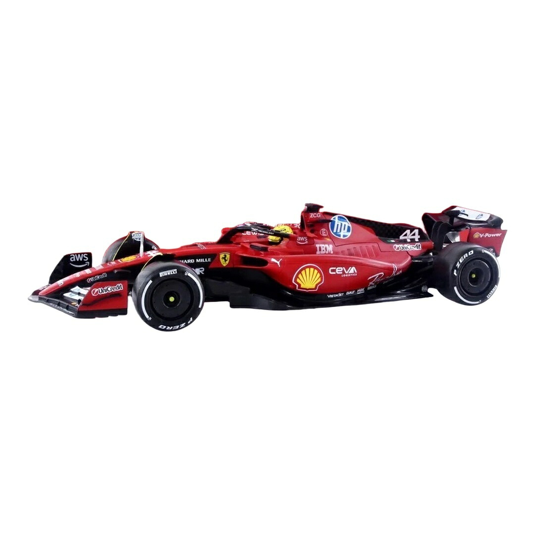 フェラーリ 空想科学小説-24 #44 ルイス・ハミルトン 2025 赤いこと / Bburago 1/18 ミニカー