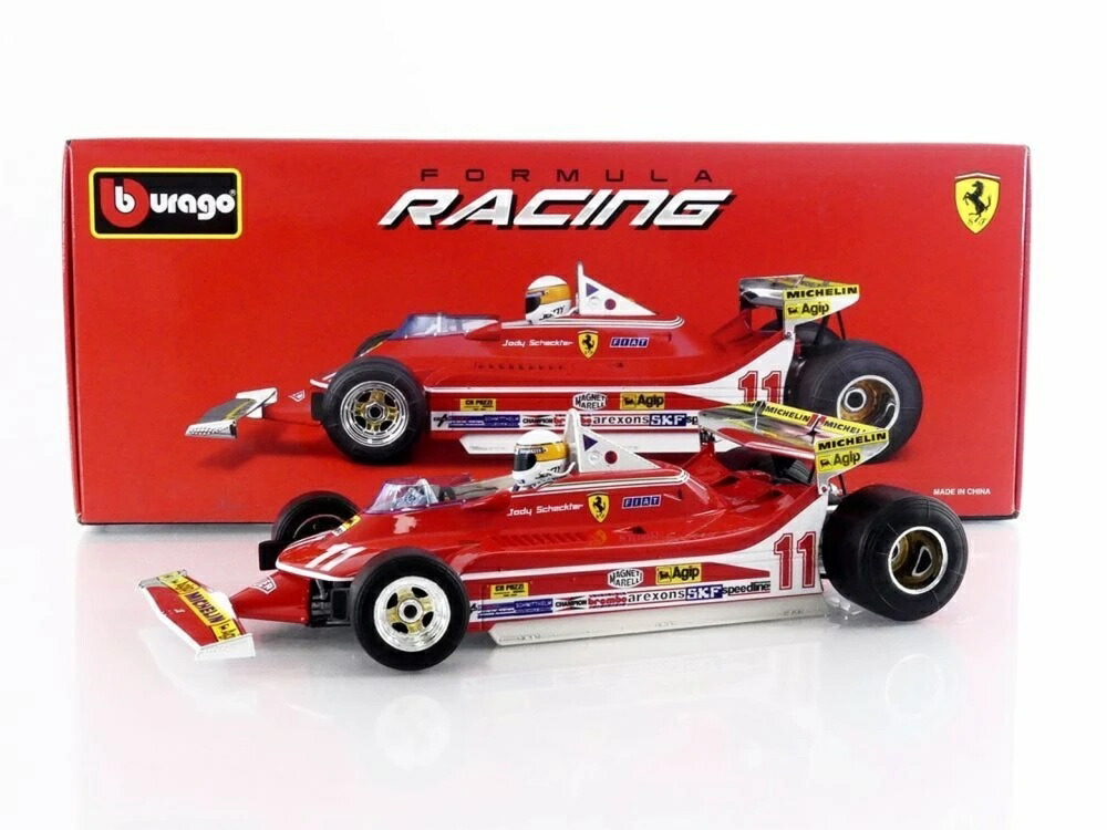 フェラーリ F1 312 T4 #11 ジョディ・シェクター 1979 モナコ公国GP勝ちとる車 / Bburago 1/18 ミニカー