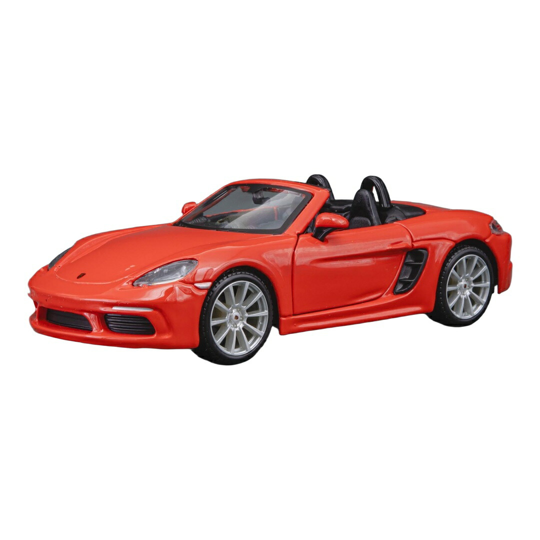 Porscheポルシェ 718 Boxster ボクスター オレンジ色 ダイキャストモデル ミニカー /Bburago 1/24