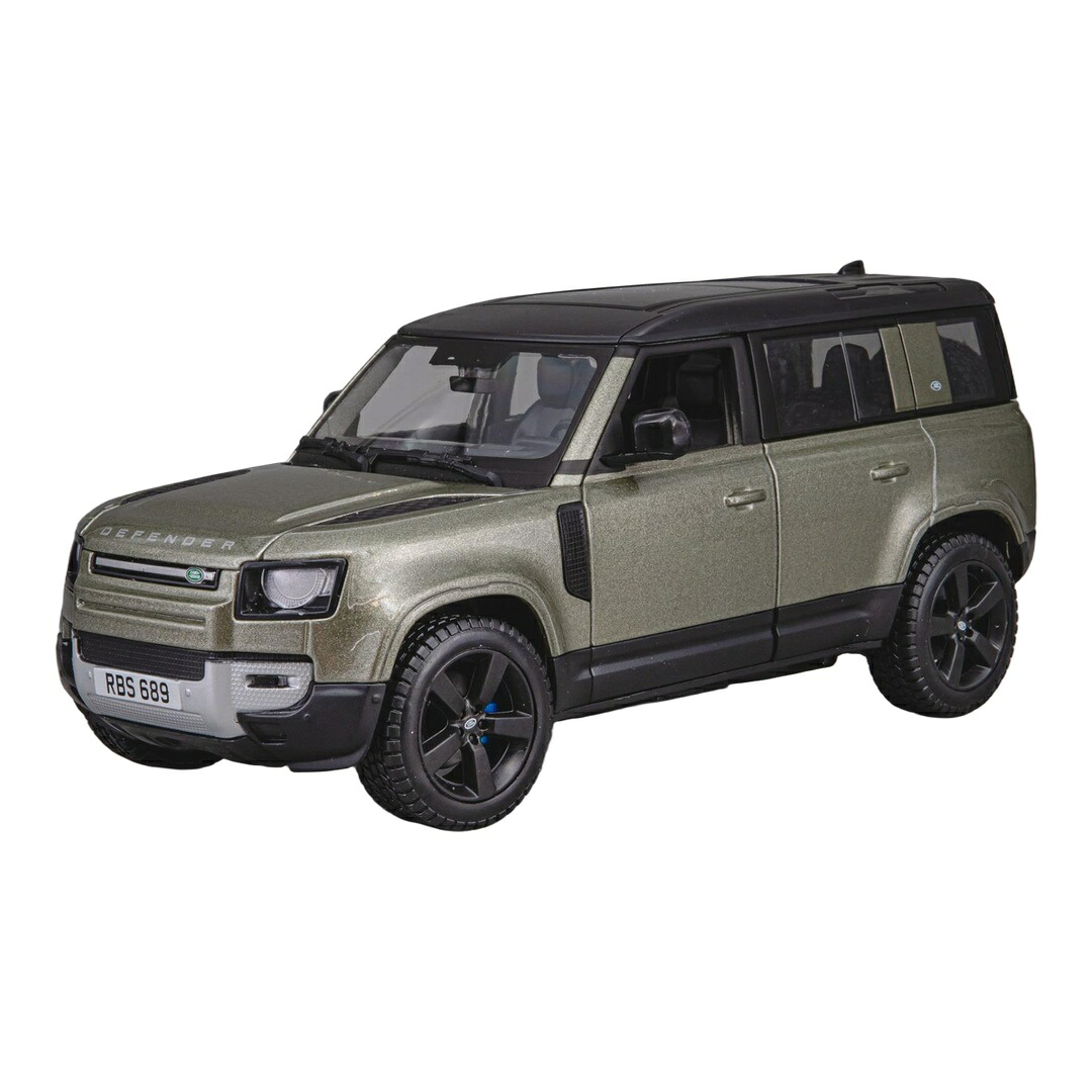Land Rover地びたローバー Defenderディフェンダー 110 2022 ライトグリーンメタリック ダイキャストモデル ミニカー /Bburago 1/24