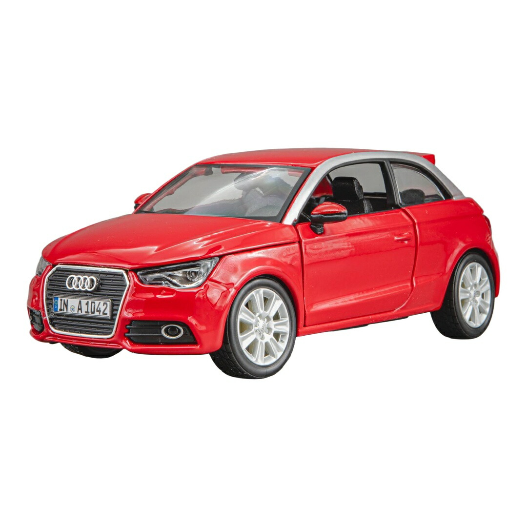 Audiアウディ A1 赤いこと ダイキャストモデル ミニカー /Bburago 1/24
