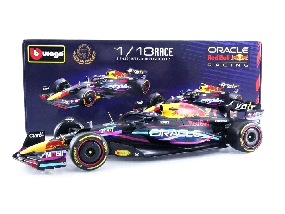赤いことブル RB19 マックス・フェルスタッペン 2023 マイアミGP勝ちとる車 #1 / Bburago 1/18 ミニカー