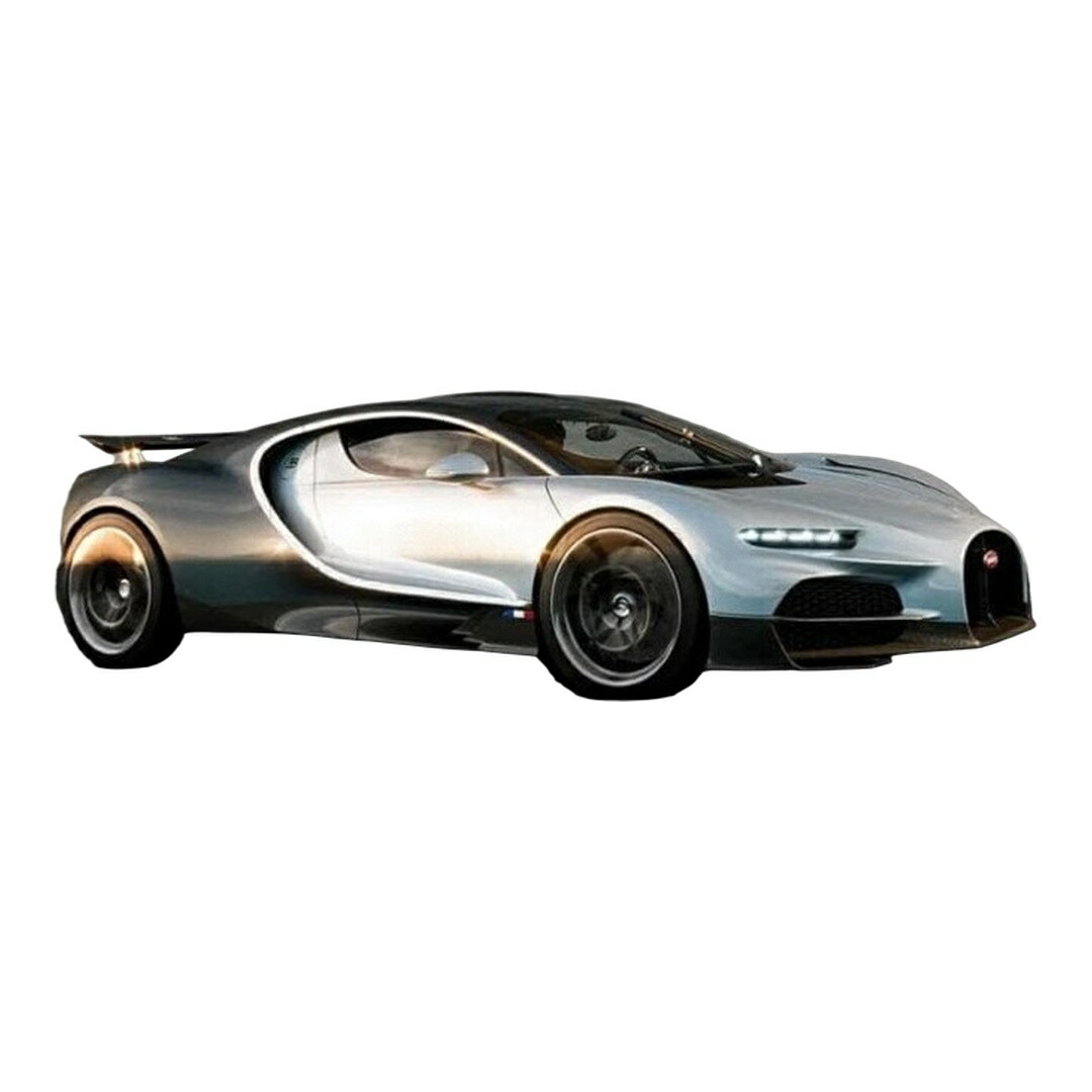 【取っておく】2026年発売予定を組む Bugattiブガッティ Tourbillon 2025 しろがね色炭素 陳列箱付き添い人 / MR Collection 1/18 ミニカー