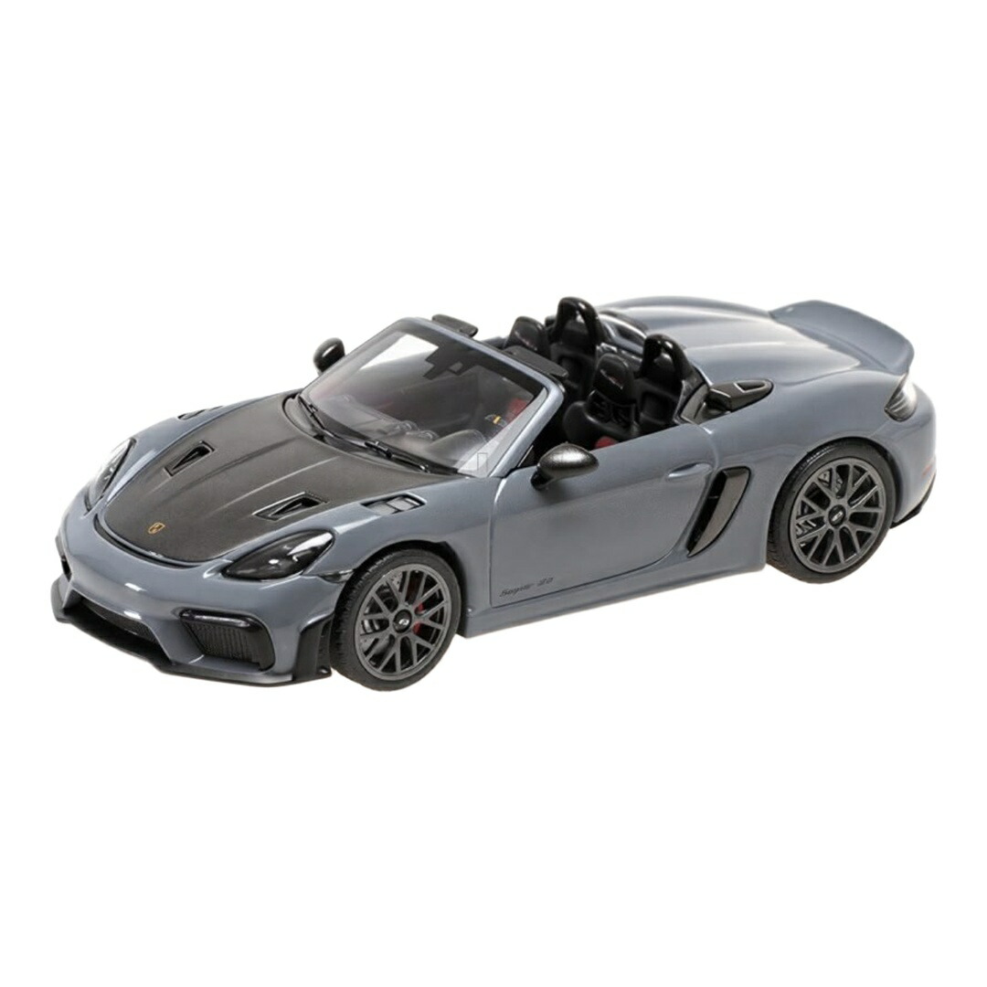 【取っておく】 Porscheポルシェ 718 Spyder RS Weissach Package 2024 薄墨色 / MINICHAMPS 1/43 ミニカー