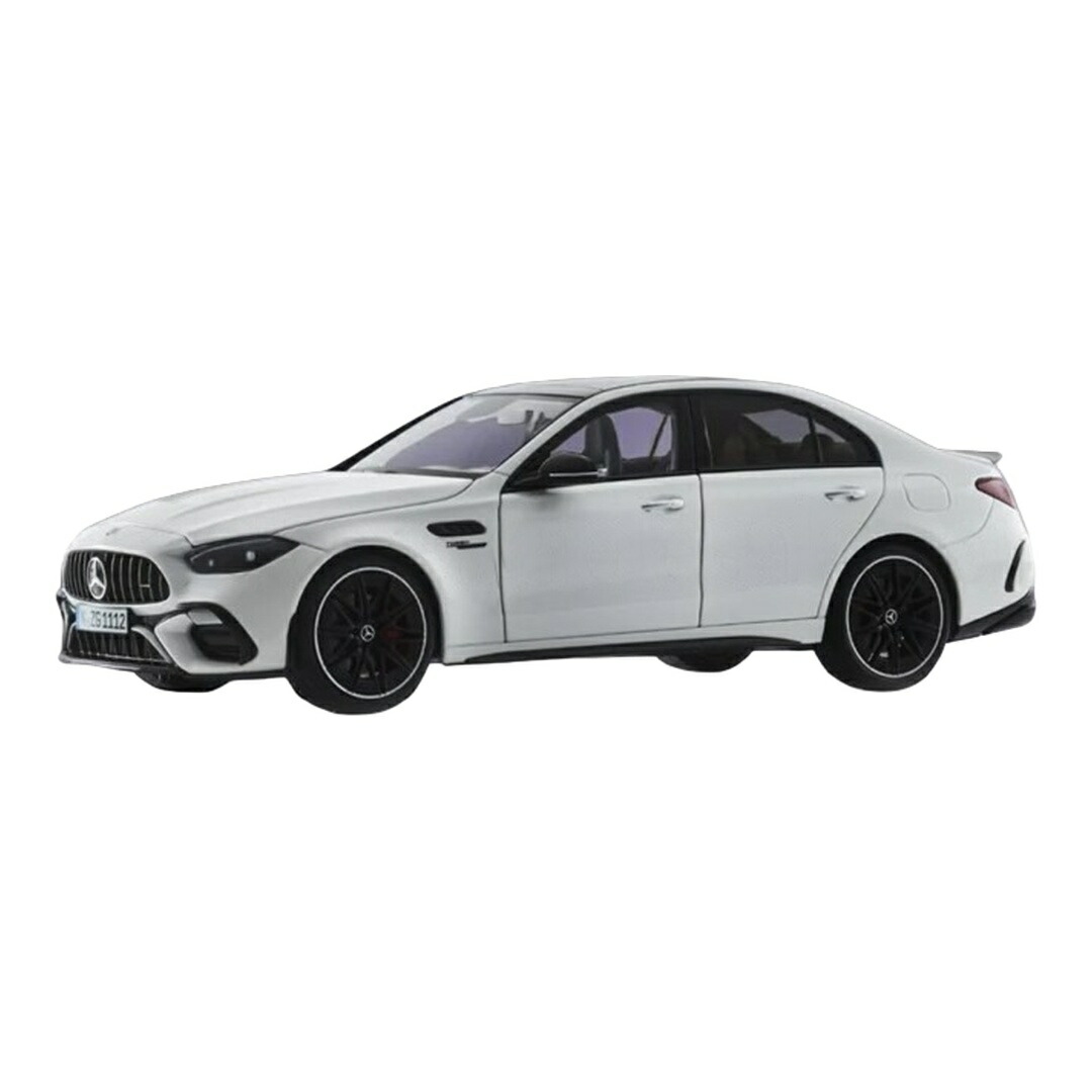 【取っておく】2026年発売予定を組む Mercedes Benzメルセデスベンツ C-Class C63 S E-Performance 2024 オパリスホワイト / NZG 1/18 ミニカー