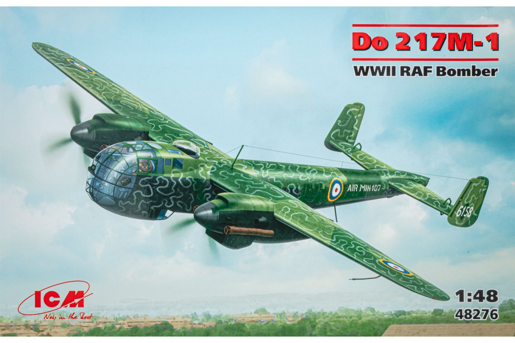 Do 217M-1 WWII RAF Bomber 連合王国米空軍遣りくち 精神的な統合プラモ一揃いの道具ひな形 航空機 /ICM 1/48