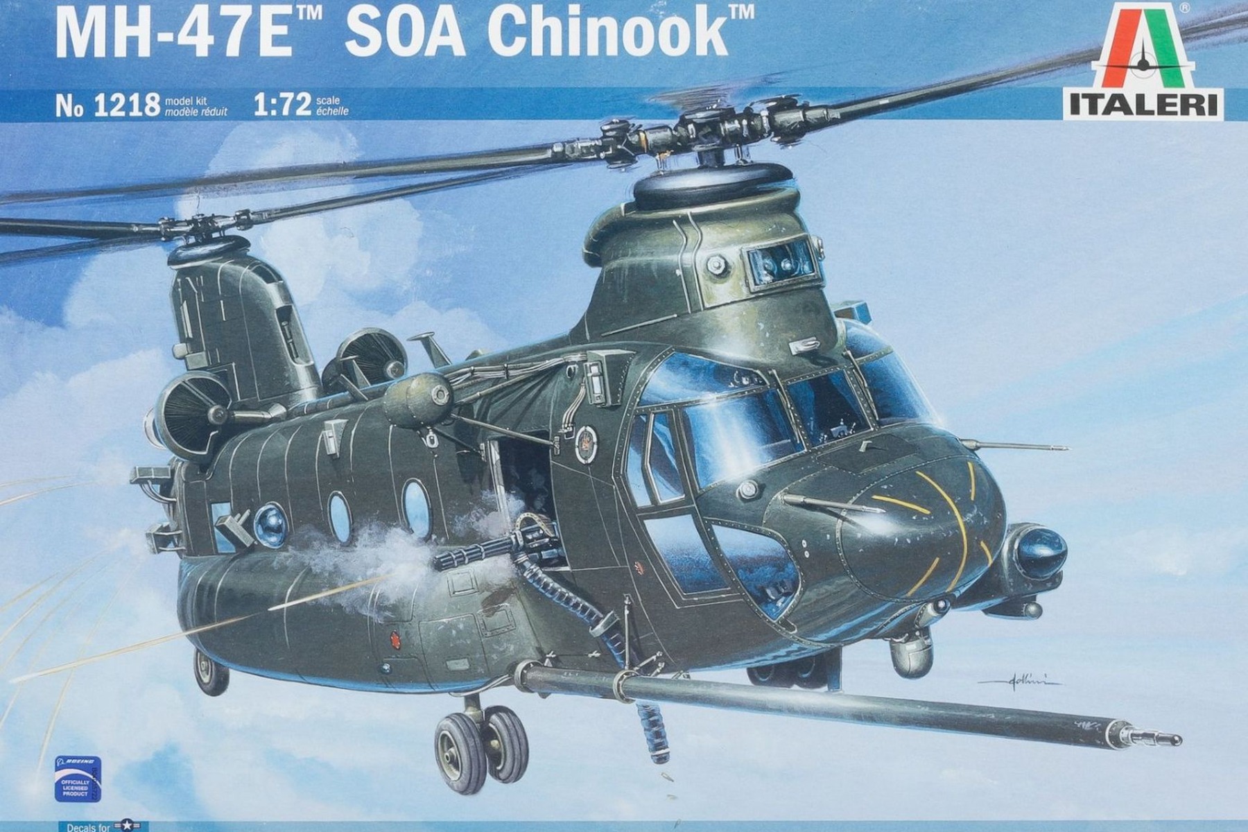 Boeing MH-47E SOA Chinook 精神的な統合プラモ一揃いの道具ひな型 ヘリコプタ /Italeri 1/72